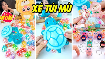 🐢🌈🐇XÉ TÚI MÙ RÙA SIÊU TO 🐢 Rùa Hologram Phát sáng🌈🐇MOI THỎ 🌟 theo yêu cầu  #quyensachnho #diy #tuimu