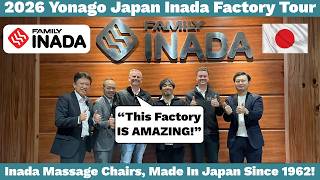 2026 Inada Massage Chair Factory Tour! How Are Made In Japan, World Class Massage Chairs Made?