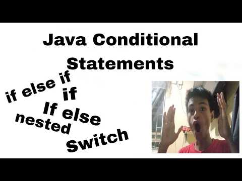 A Tutorial Video About Java Conditional Statemet
