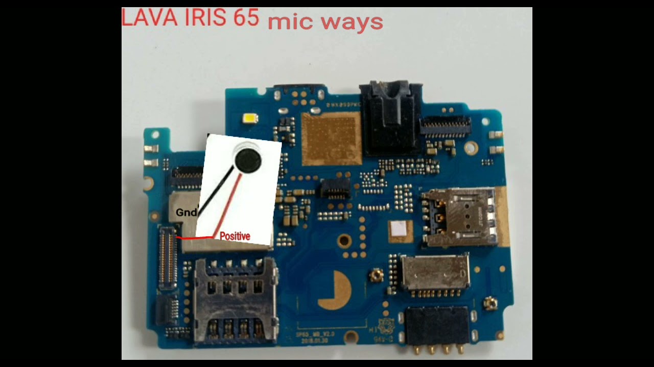 Lava iris 65 mic ways & z60s mic ways