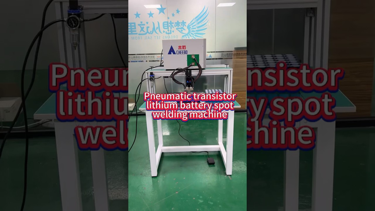 Pneumatic transistor lithium battery spot welding machine 