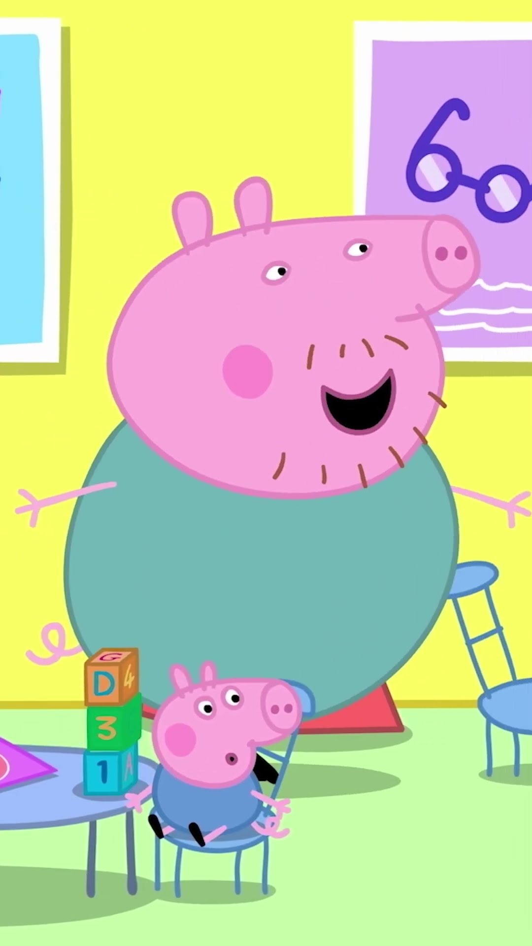 Os Óculos Novos do Papai  #ContosdaPeppaPig #PeppaPig #Shorts