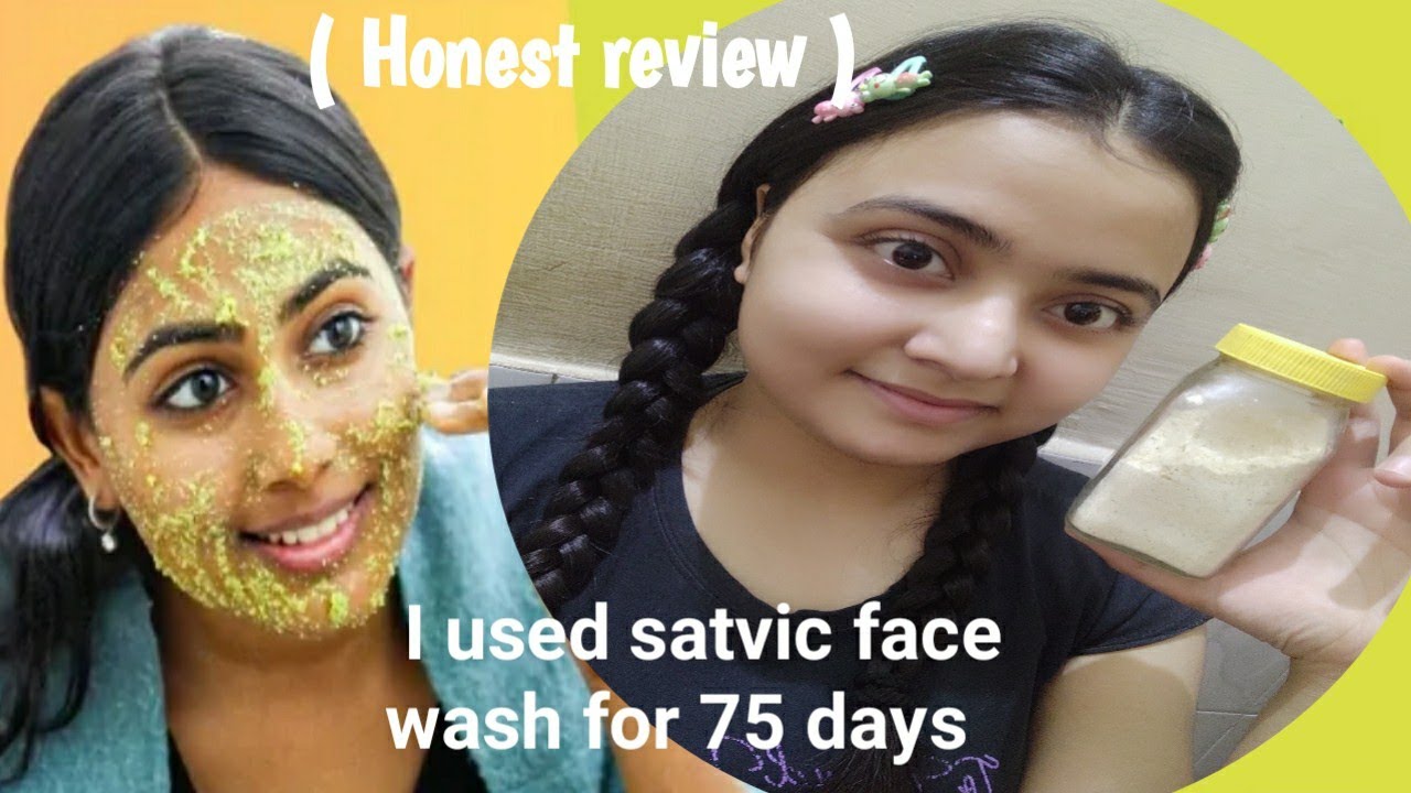I tried 100% pure skincare products by satvic movement || Honest review || moong dal face wash