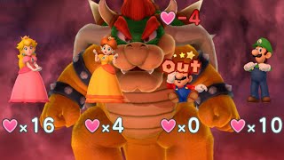 Mario Party 10 - Peach vs Daisy vs Mario vs Luigi vs Bowser - Chaos Castle