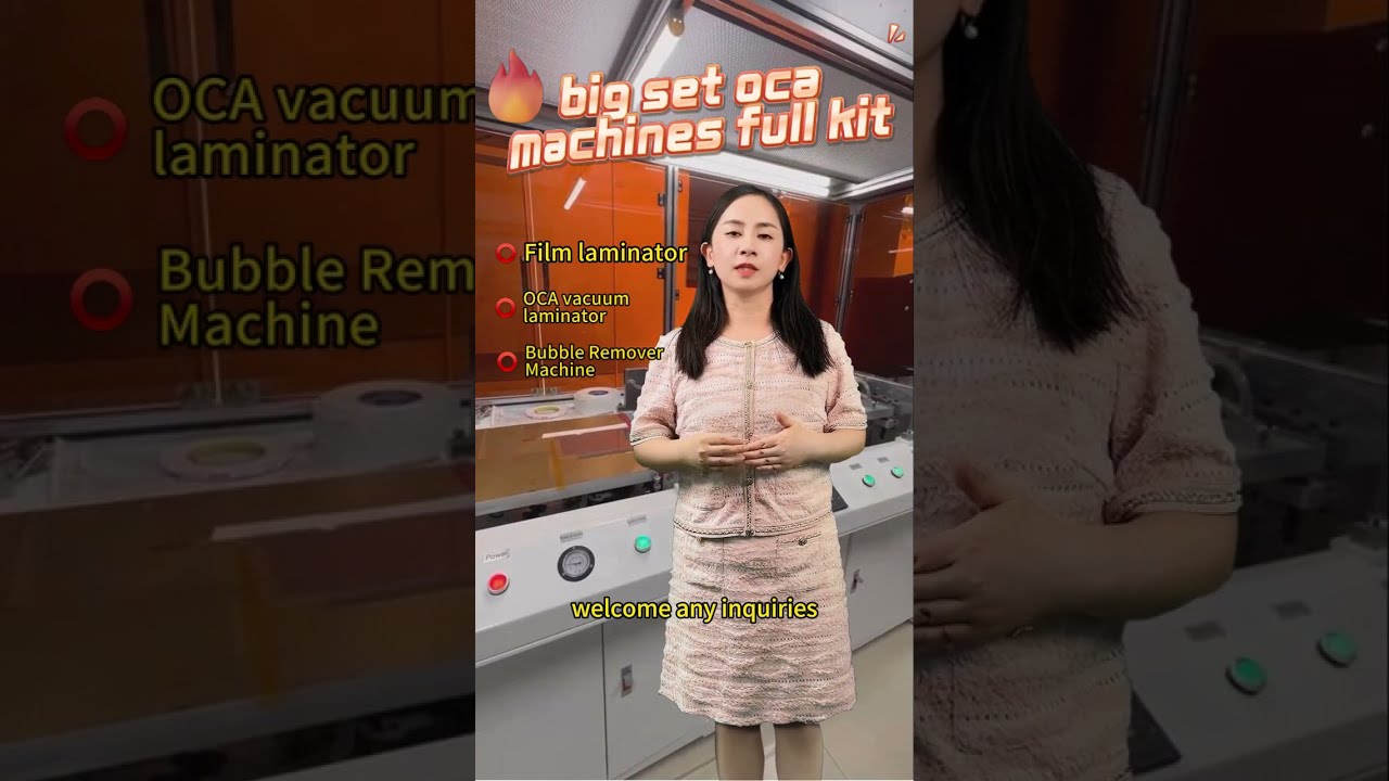 Big Set OCA Machines for imac screen repair industrial TFT screen lamination