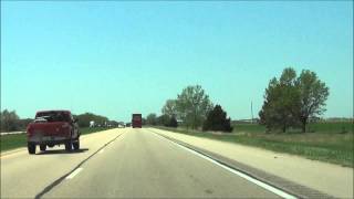 Nebraska - Interstate 80 West - Mile Marker 310-300 (5/17/13)