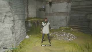 Star Wars Jedi Fallen Order  - Bogano - Subterranean Refuge - Force Echo.   How to get to it.