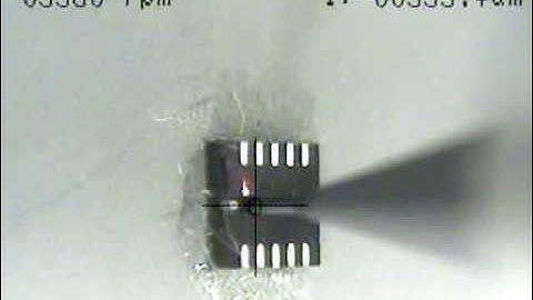 Mechanical Decapsulation of a small (3mm) plastic part with a 0.4mm milling tool on ASAP-1 IPS