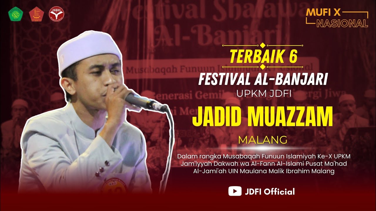 Jadid Muazzam - Malang | Terbaik 6 Festival Al-Banjari MUFI X Nasional UPKM JDFI