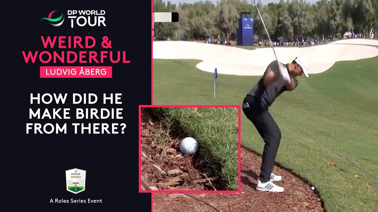 Ludvig Åberg's Unreal Recovery to Make Birdie! | 2025 DP World Tour Championship