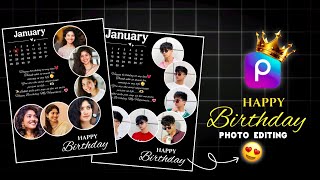 Birthday Poster Photo Editing In Picsart | Instagram Happy Birthday Photo Editing In Picsart