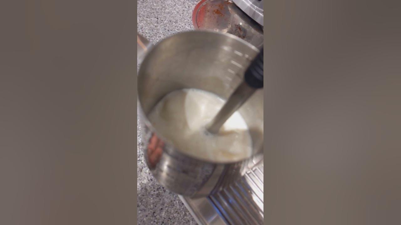 frothing milk 🥛 YouTube