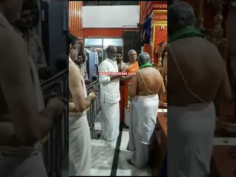 #rajinikanth at #Raghavendra #Temple, Chamarajpet #Bangalore #jailer #muthuvelpandian #thalaivar