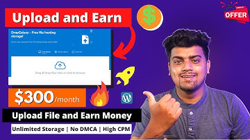 Upload File and Earn $300 Daily🔥Best PPD Website Free Unlimited Storage ✅ DropGalaxy File Sharing