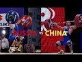 Footwork (Russian v.  Chinese)