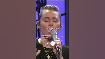 Thumbnail of Wrecking Ball lyrics --- Miley Cyrus