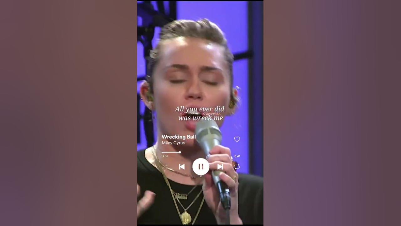 Wrecking Ball lyrics --- Miley Cyrus