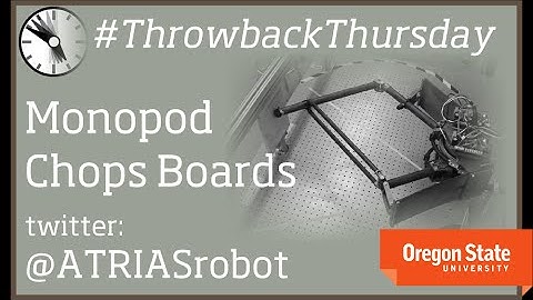 ATRIAS Robot: Monopod 2.0 Chops Wooden Boards