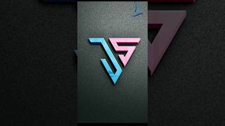 JS Modern Logo Design in adobe illustrator shorts logo graphicdesign illustrator