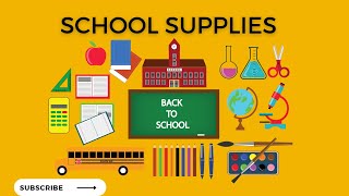 School supplies song - Fun kids English - learn English for kids-kids vocabulary