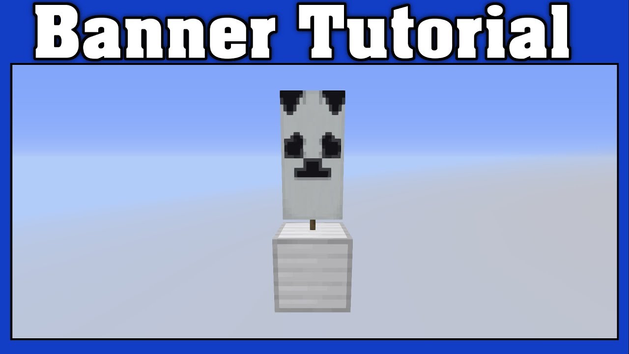 Minecraft Panda Banner Tutorial Youtube