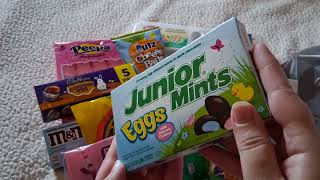 ASMR Easter Basket Candy Haul | Soft Spoken, Crinkles, Tapping, Lofi 