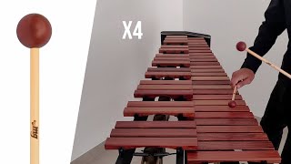 X4 - Xylophone Mallets - Mg Mallets