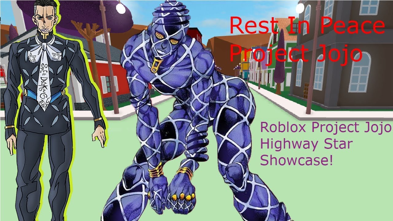 Roblox Project Jojo Highway Star Showcase By Sheeptrainer