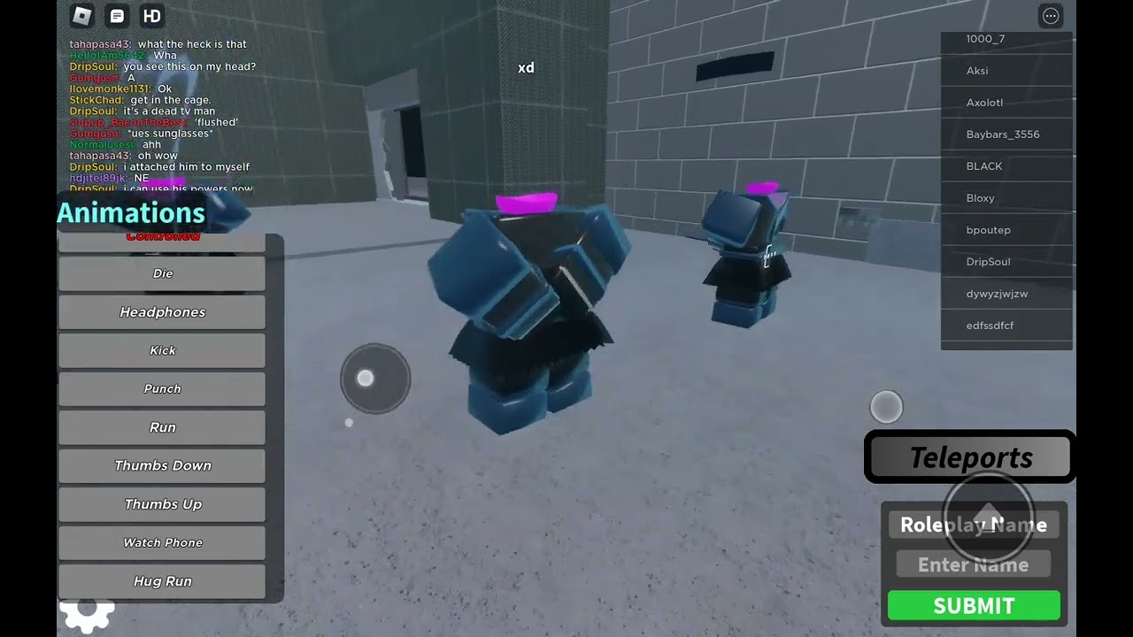 weird server in ultimate skibidi toilet roleplay 2