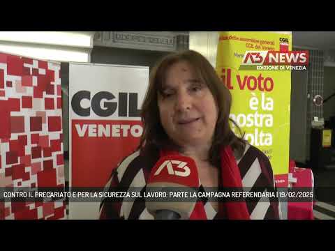 CONTRO IL PRECARIATO E PER LA SICUREZZA SUL LAVORO: PARTE LA CAMPAGNA REFERENDARIA | 19/02/2025