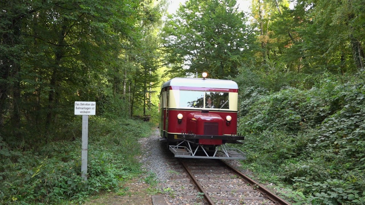 Das Schweineschnäuzchen zu Gast bei der Hespertalbahn am Essener Baldeneysee