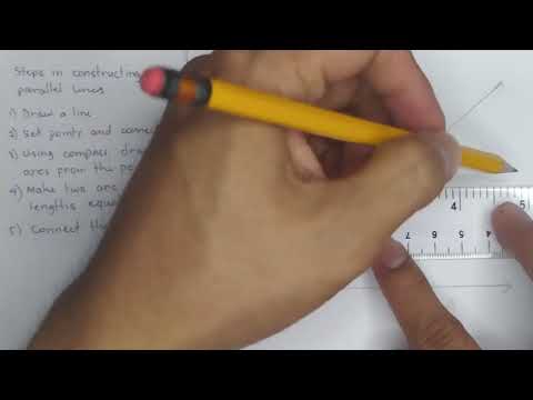Constructing Parallel Lines Using Compass and Ruler