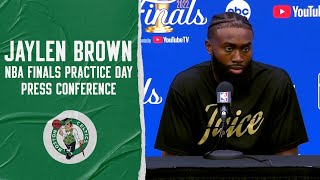 Jaylen Brown Practice Day Media Availability | NBA Finals | Boston Celtics vs. Golden State Warriors