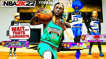 *NEW* JA MORANT BUILD IS UNSTOPPABLE VS UNDEFEATED PRO AM TEAMS NBA2K22