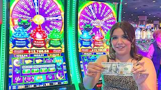Le Dejaron Esta Máquina Llena A Jessica A Punto De Reventar En El CASINO!🎰 