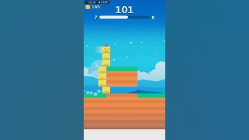 Stacky Bird Zone 7 (Stacky Bird: Hyper Casual Flying Birdie Dash Game by Kooapps) #Shorts