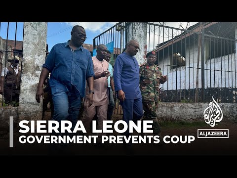 Sierra leone prevents coup: government regains control after violence