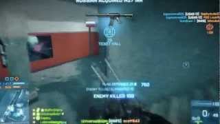 EPIC!!!!!! BF3 7 Man Kill Feed, CRAZY!!!!! (Battlefield 3 Gameplay)