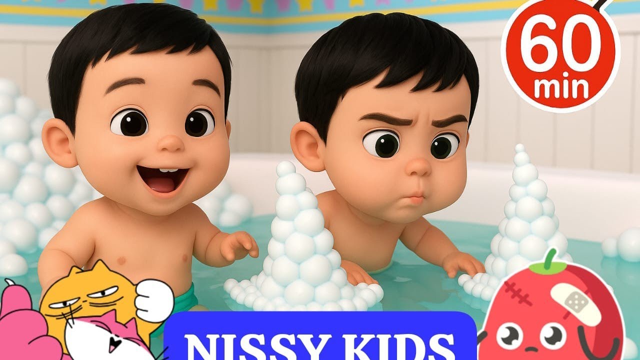 Пузыри и брызги | Песенка для купания малыша | Детские песенки для детей