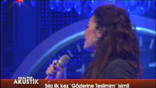 Video thumbnail of "Sıla - Gözlerine Teslimim (Kral Pop Akustik)"
