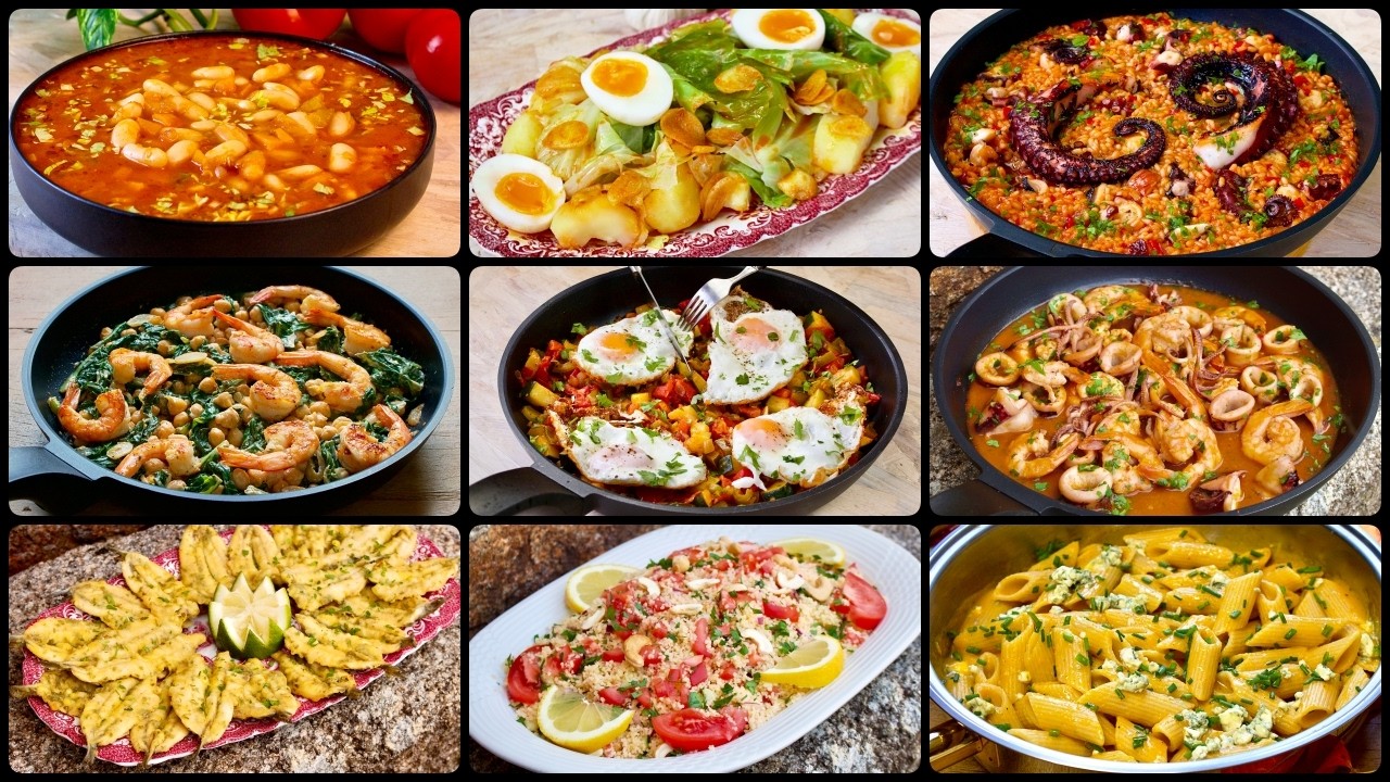 11 простых блюд средиземноморской диеты | Рецепты Греции, Италии, Испании