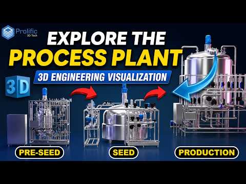 Fermentation Plant 3D Walkthrough – 3D animation by Prolific 3D Tech