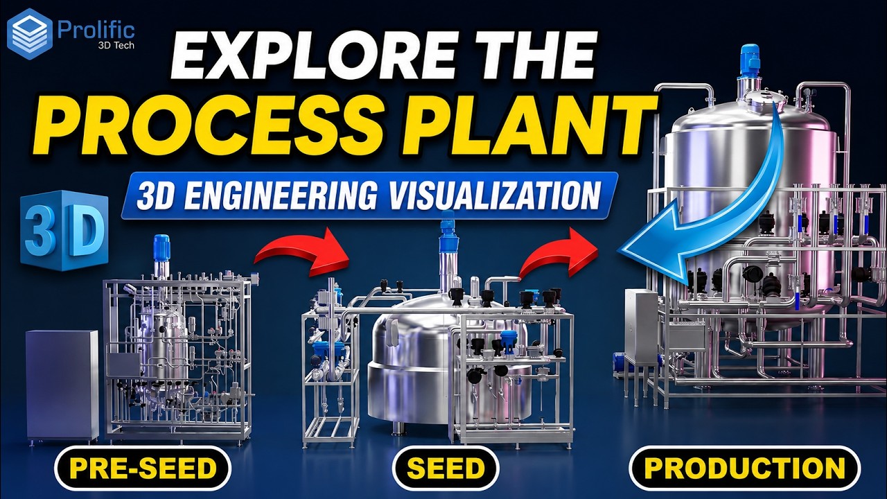 Fermentation Plant 3D Walkthrough – 3D animation by Prolific 3D Tech