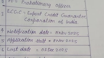 ECGC PO RECRUITMENT 2025 .ECGC PO VACANCY 2025 .ECGC PO NOTIFICATION 2025 .ECGC PO EXAM FORM  2025 .