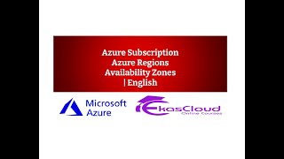 #Azure Subscription ,Azure Regions and Availability Zones | Ekascloud | English