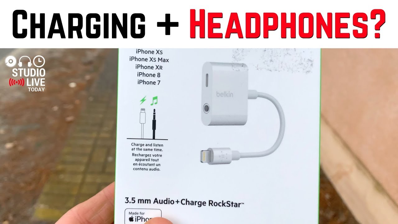 Headphone And Lightning Port Belkin Audio Charge Rockstar Youtube