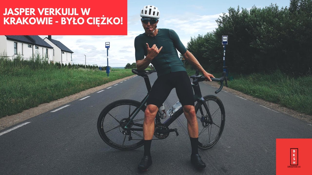 Jasper Verkuijl w Krakowie - zabraliśmy go na na nasze ulubiony szosy...na rowerze marzeń!