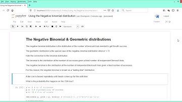 Actuarial Statistics with R - the negative binomial and geometric distributions