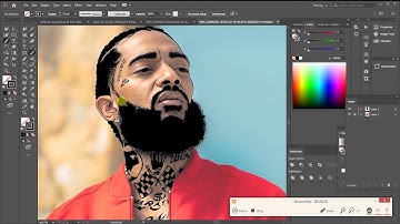 Nipsey Hussle Turned into a Cartoon. Using Adobe Illustrator.