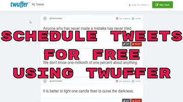 Schedule Twitter Posts WITH Pictures Now - Twuffer Twitter Automation Scheduler